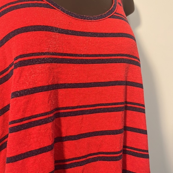 • Forever 21 Tank Top Red and Navy Striped Host picked - Picture 2 of 6